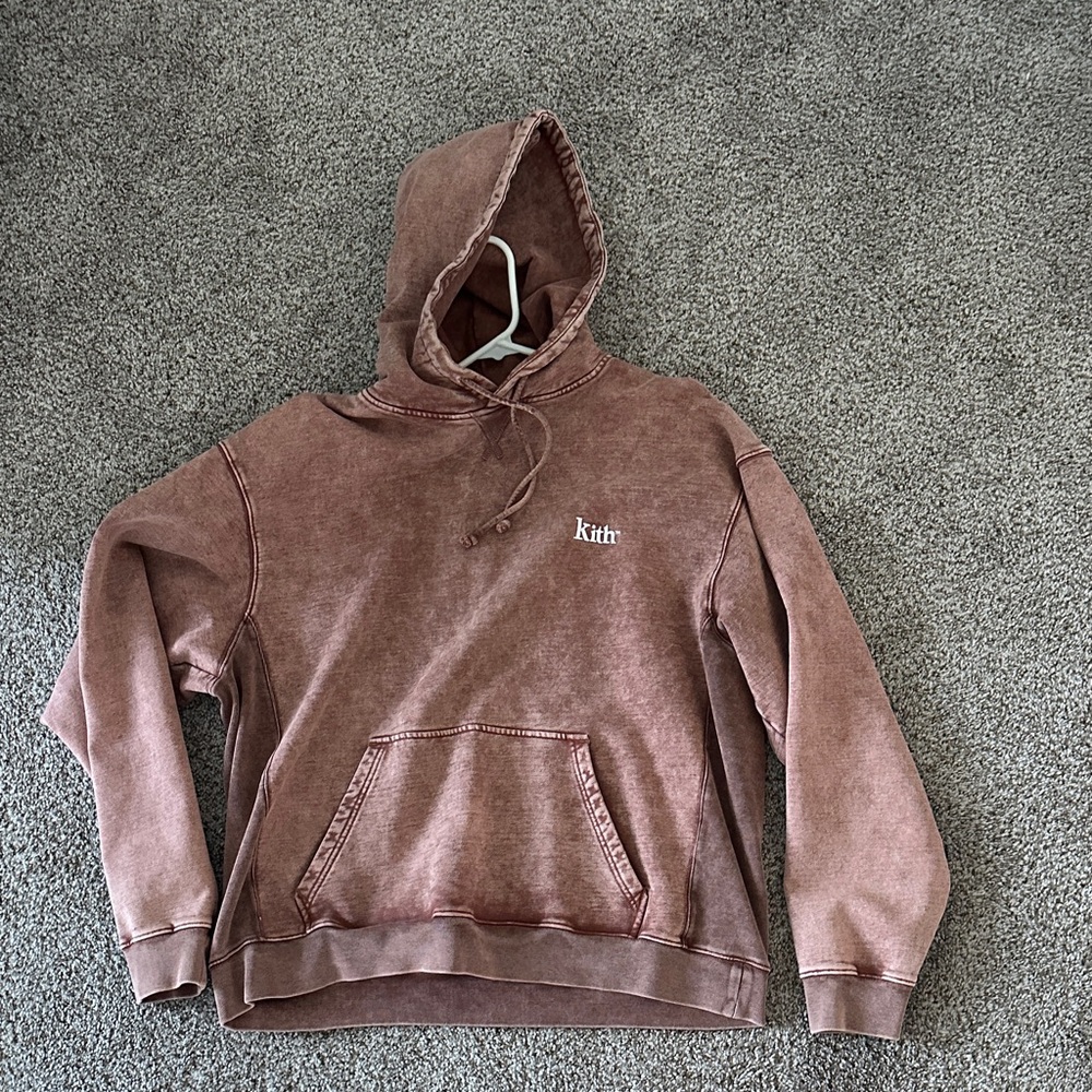 Kith Red Wash Hoodie